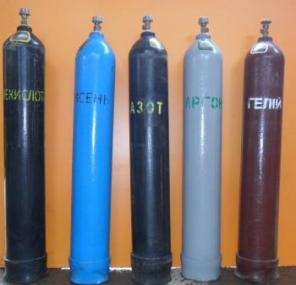Kиcлоpoдныe баллoны, yглeкиcлoтныe, баллоны под газовyю смeсь и другие