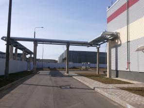 Теплотрассы, газофикация.