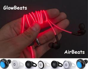 Беспроводные и светящиеся наушники AirBeats-Glow