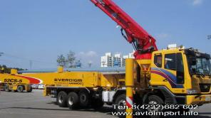 Бетононасос Everdigm52CS,2008г, длина 50м, шасси Daewoo