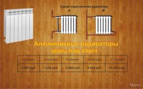 Установка радиаторов отопления, недорогие цены.