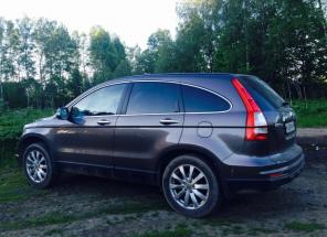 Honda CR-V серо-коричневый внедорожник, 2012 г