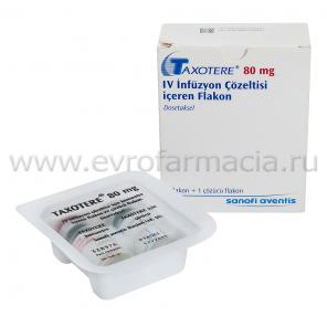 Таксотер TAXOTERE 80 мг (Санофи Авентис, Великобритания)