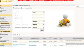 Продается портал о банках Bank-RF. ru
