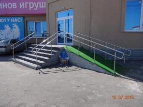 Перила, ограждения, поручни, из нержавеющей стали