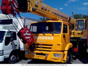 Кран автомобильный КС-55713-1В на шасси КАМАЗ-65115