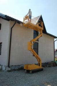 Самоходный гусеничный подъемник коленчатого типа NISHIO NKC60 Япония