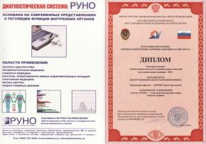 Диагностика вашего организма по методу РУНО