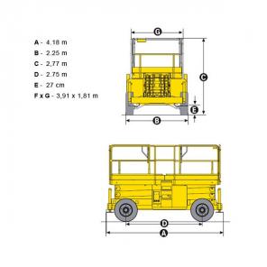 Продаётся Ножничный подъемник HAULOTTE 12SDX