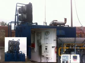 Контейнерная дизельная эл. санция газовый генерато