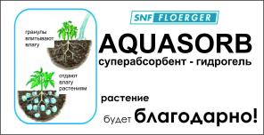 Гидрогель для растений AQUASORB. Можно обойтись без полива!