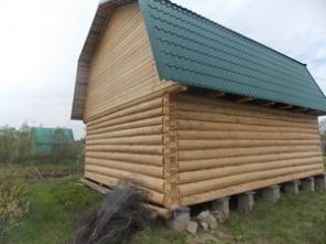 Срубы домов и бань из бревна с доставкой.