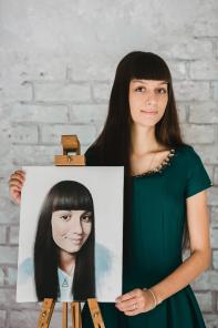 Портреты по фото на холсте