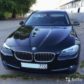 Аренда прокат автомобиля с водителем BMW 5 f10 БМВ