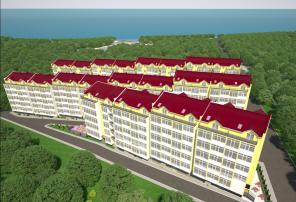 Продается 1 комнатная квартира 31 м2 в новом жилом комплексе на ул. Челюскинцев, д. 57, Нахимовский район г. Севастополь, Республика Крым
