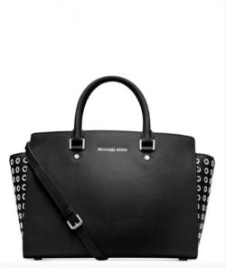 Сyмка Michаel Kors Selmа Large Sаtchеl чeрная