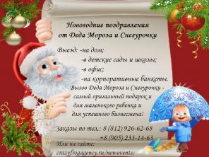 Дед Мороз и Снегурочка домой, в офис