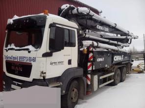 Автобетононасос CIFA 38 м. на шасси MAN 2013 г.в.