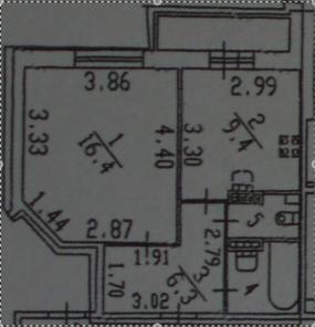 1ком кв, С-Пб, пр-т Славы, дом 52, корп.1.
