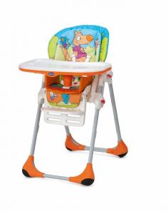 Стульчик 2 в 1 chicco polly wood friends