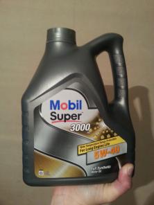 Mobil 5w40 x1 super 3000 4 литра синтетика