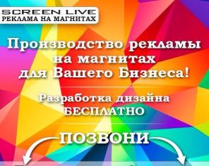Рекламные Магнитные визитки. Инновация