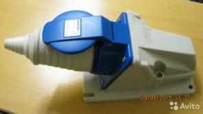Розетка Gewiss GW62488 + Вилка IEK ССИ-023 (2P+ E)