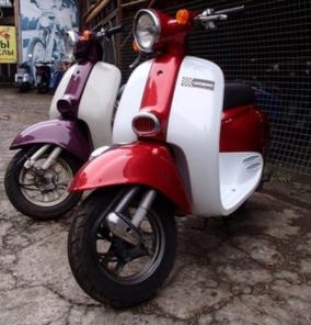 Стильный ретро-мопед Honda Giorno