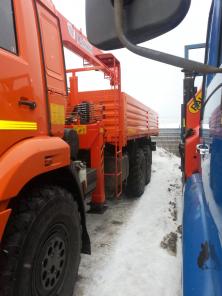 Бортовой КАМАЗ 43118-46 с КМУ Kanglim KS1256GII
