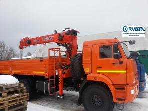 Бортовой КАМАЗ 43118-46 с КМУ Kanglim KS1256GII