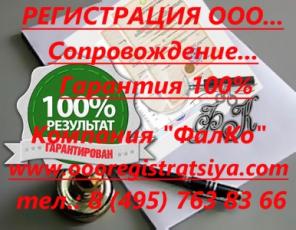 Регистрация ООО сопровождение за 6 000 руб.
