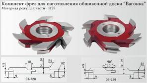 Фрезы для радиусной евровагонки совтач, софтлайн
