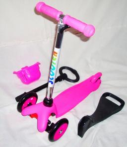 Самокат трёхколёсный 3 в 1 с сиденьем новый Scooter