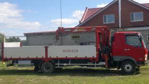 Грузовик mitsubishi fuso с манипулятором