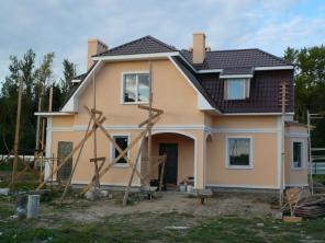 Строительство домов из газобетона, кирпича