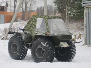 Болотоходы на шинах низкого давления