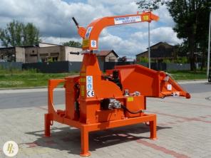 Skorpion 250 SDT, Type RBG – Стационарный рубильный станок на опорных ногах и приводом от дизельного двигателя.