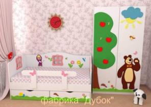 Очень детская мебель фабрики "Дубок"