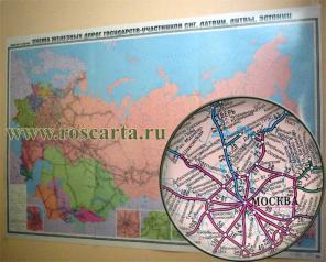 Офисные карты России, Федеральных округов, областей, городов.
