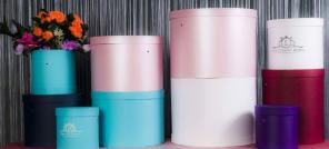 Подарочная упаковка, тубусы, кубы, сердца