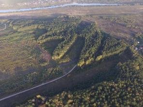 1га в окружении соснового леса под Тарусой на берегу Оки, ИЖС 120 км МКАД