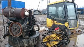Разборка спецтехники экскаваторов Komatsu JCB Hitachi CAT Liebherr