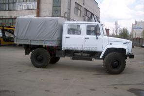 Автомобиль Газ егерь 2 бортовой удлиненный