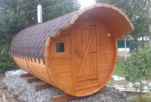 Мобильные бани бочки с доставкой