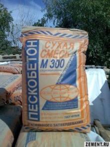 Смесь сухая ПЕСКОБЕТОН М-150/М200/М300