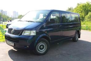 Volkswagen Transporter long 2л. 116 лс 2005 г. 8+1
