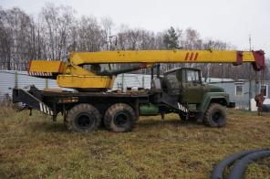 Автокран КрАЗ КС-3575А 14860 см.куб., 1977 г., МТ