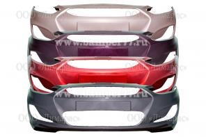 Новые окрашенные бампера HYUNDAI SOLARIS KIA RIO