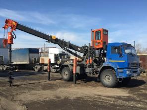 Услуги ямобура Hino 300, аренда бкм