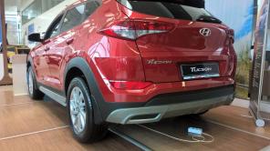 Обвес(Тюнинг) на Hyundai Tucson (юбка передняя,юбка задняя,накладка на пороги )